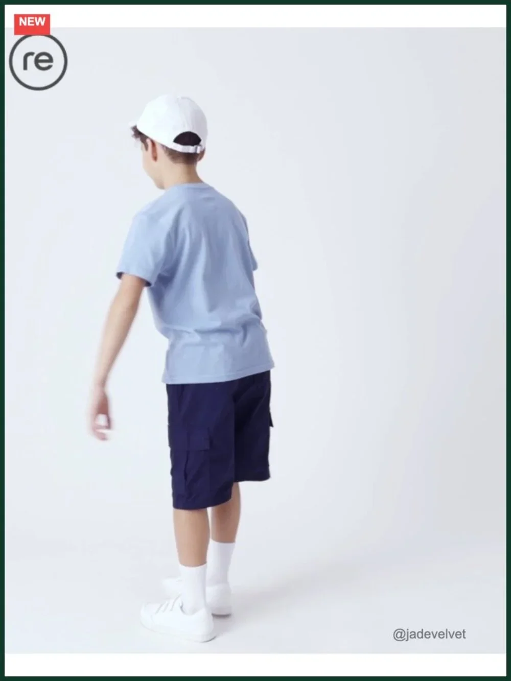 5-Pack Boys Cotton Blend Tees – Short Sleeve Crew Neck Tops